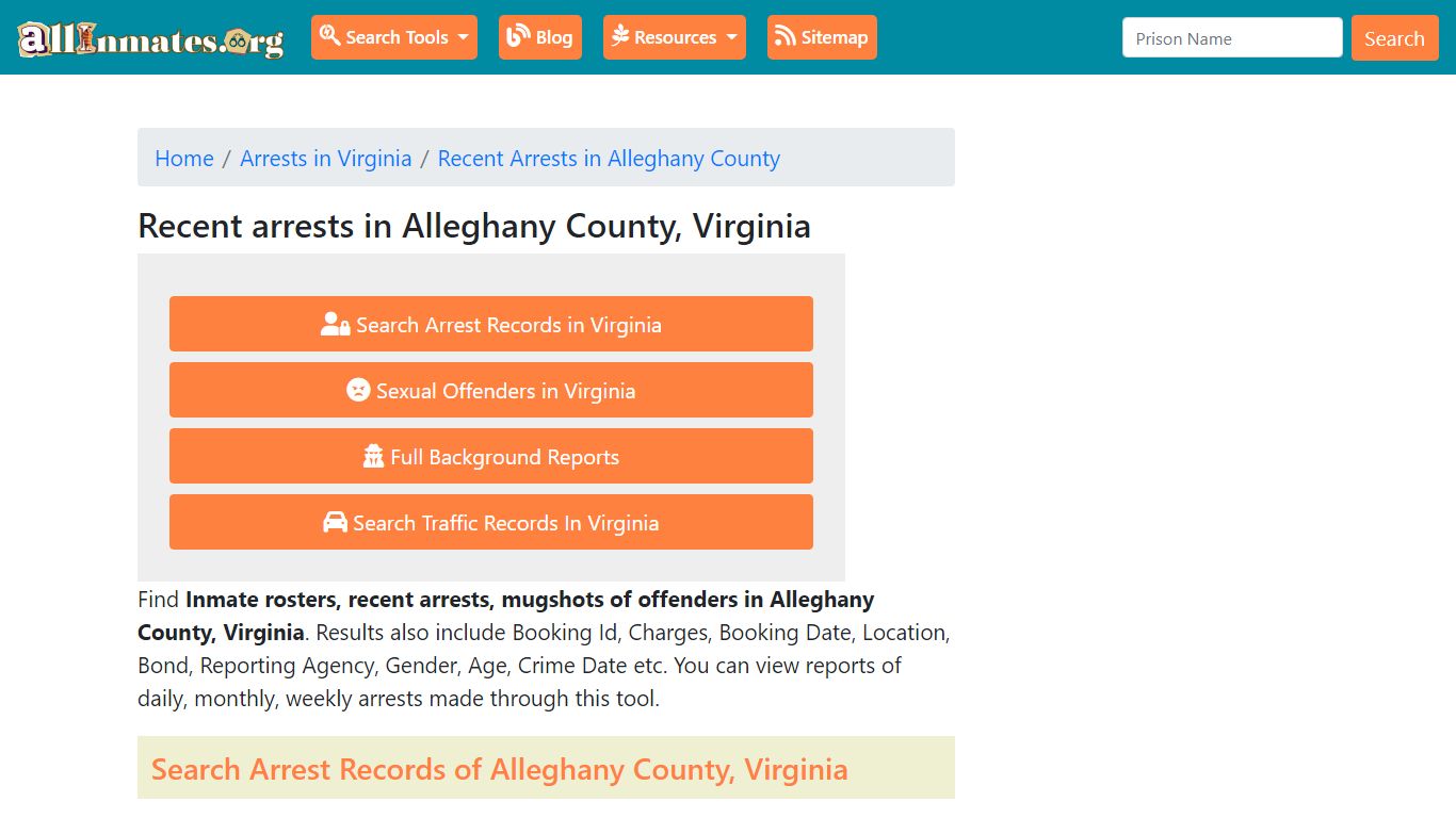 Recent arrests in Alleghany County, Virginia | Mugshots, Rosters ...